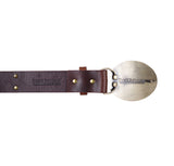 Oval Studded Belt (Brown)